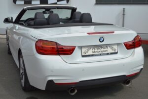 Friedrich Motorsport 76mm Duplex Sportauspuff Endschalldämpfer für BMW 3er 320ix