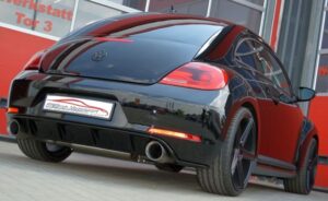 Friedrich Motorsport Duplex Auspuff Sportauspuff Endschalldämpfer für VW Beetle 971448AD-X