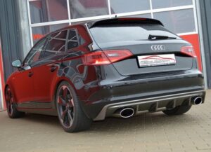 Friedrich Motorsport Gruppe A Duplex Sportauspuff Anlage für Audi A3 8V Sportba. 961053D-X