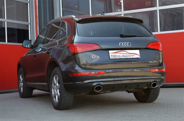 Friedrich Motorsport 76mm Duplex Sportauspuff Anlage für Audi Q5 8R Quattro 2.0l