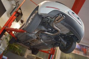 Friedrich Motorsport 76mm Sportauspuff Auspuff Anlage für VW Beetle 5C Cabrio