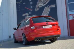 Friedrich Motorsport 76mm Duplex Sportauspuff für Skoda Octavia 5E 1.8 TSI 4x4