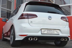 Friedrich Motorsport 76mm Duplex Auspuff Sportauspuff Auspuff für VW Golf 7 R