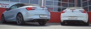 Friedrich Motorsport 70mm Duplex Auspuff Sportauspuff Auspuff für Opel Cascada