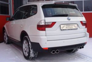 Friedrich Motorsport Duplex Sportauspuff für BMW X3 E83 2003-2010 2.0l D 130kW